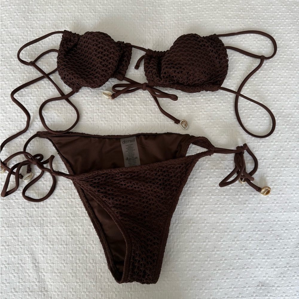 Damsel Aloha Crochet Bikini & Coverup - Picture 6 of 8